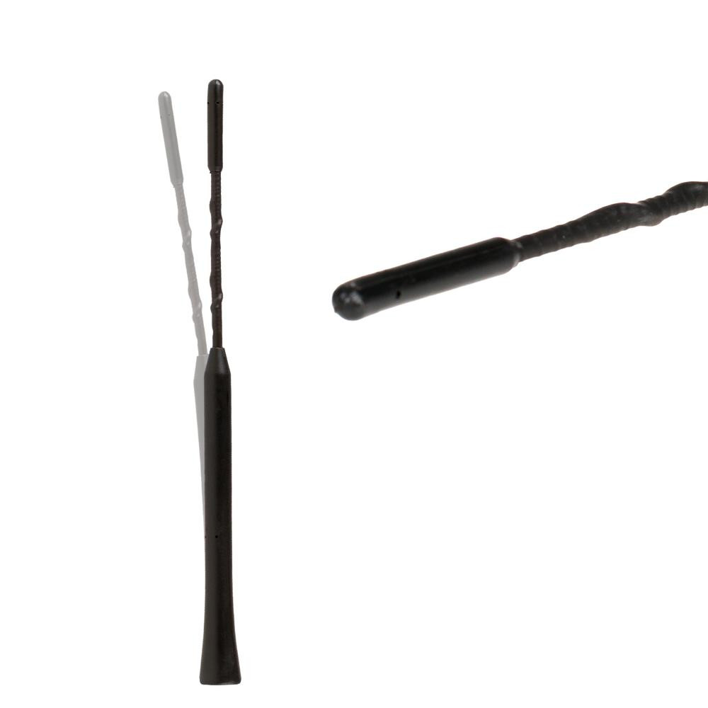 ANTENA AUTO EXTERIOR NEAGRA 23CM CU 2 ADAPTOARE (5-6MM) 