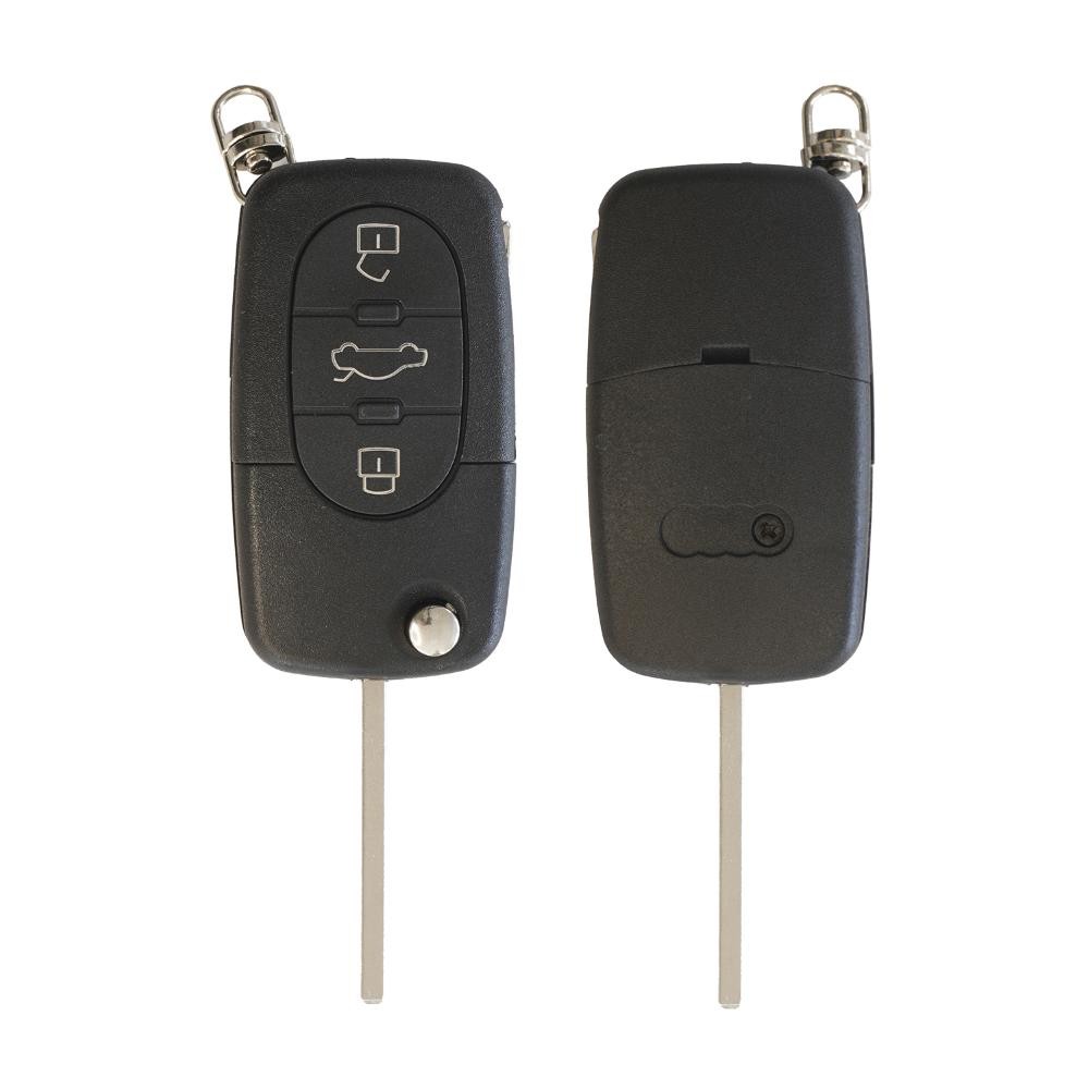 CARCASA CHEIE CONTACT PENTRU AUDI A3 / A6 / A8, 3 BUTOANE, CU CHEIE 