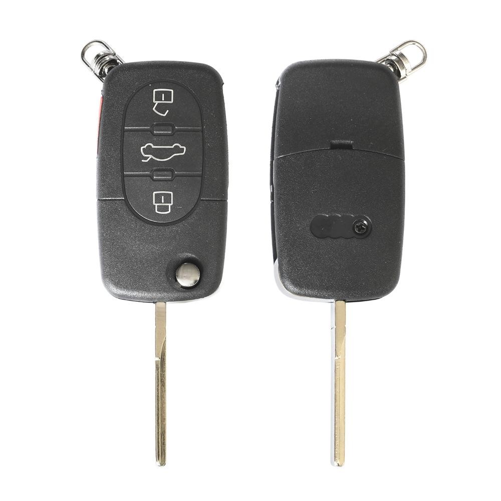 CARCASA CHEIE CONTACT PENTRU AUDI A3 / A6 / A8, 3+1 BUTOANE, CU CHEIE 