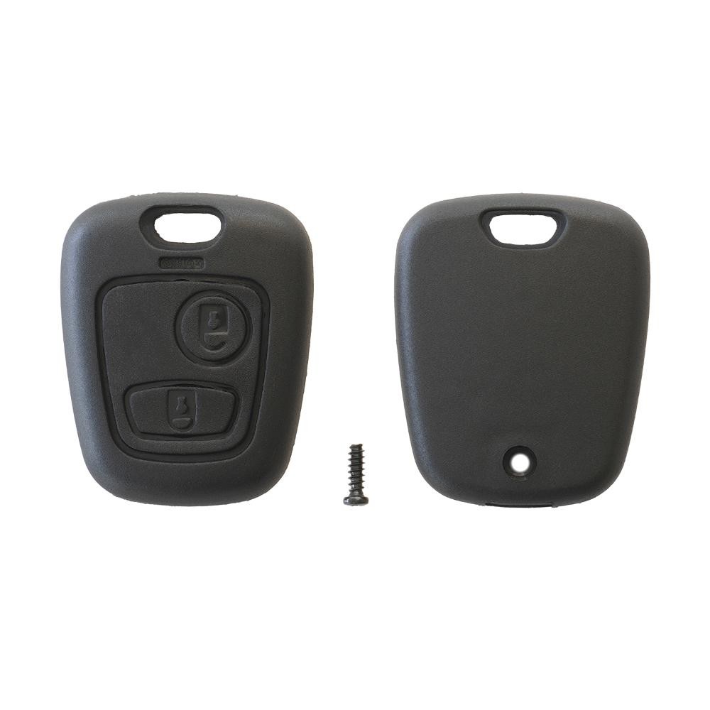 CARCASA CHEIE CONTACT PENTRU CITROEN BERLINGO / C1 / C2 / C3 / C5 / SAXO / XSARA PICASSO, 2 BUTOANE, FARA CHEIE 