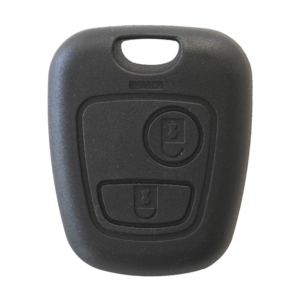 CARCASA CHEIE CONTACT PENTRU PEUGEOT 106 / 107 / 206 / 207 / BERLINGO / XSARA PICASSO / SAXO, 2 BUTOANE, FARA CHEIE 