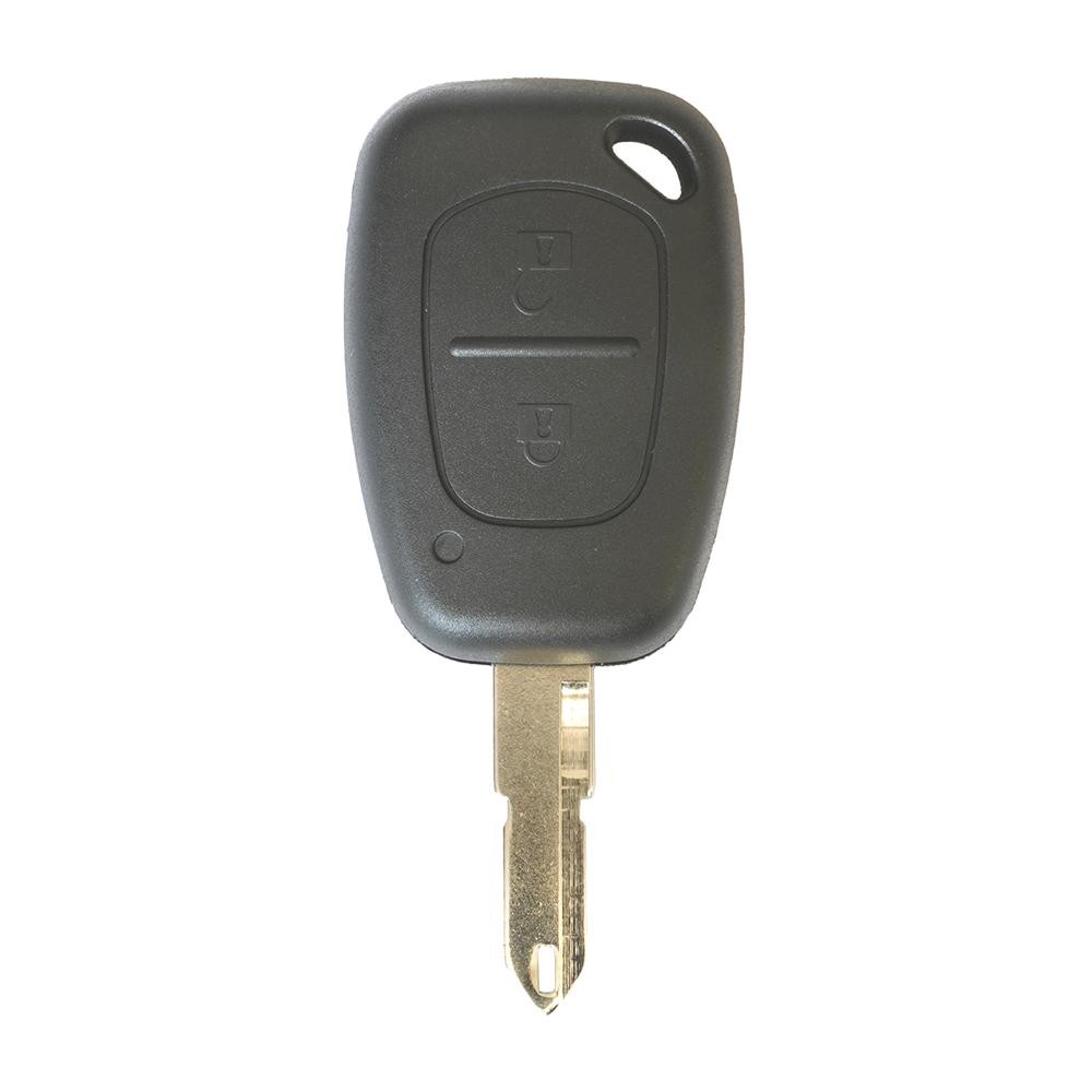 CARCASA CHEIE CONTACT PENTRU RENAULT CLIO / KANGOO / MASTER / MODUS / TRAFIC, 2 BUTOANE, CU CHEIE 
