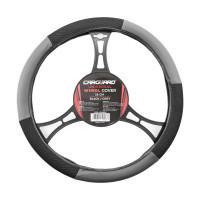 Husa Volan Auto - Gri/Negru 