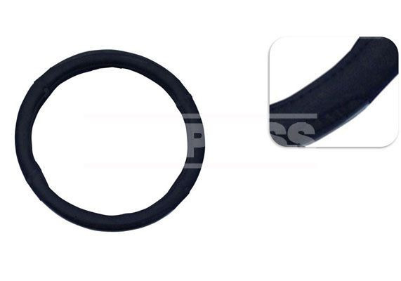 Husa Volan Piele Negru 37-39 CM 