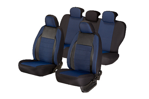 SET HUSE SCAUN ELEGANCE ALBASTRU 