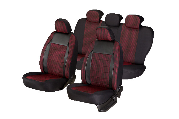 SET HUSE SCAUN ELEGANCE ROSU 