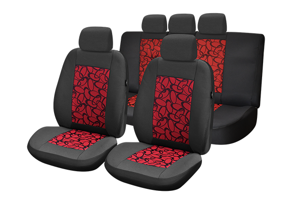 SET HUSE SCAUN LUX - ROSU 