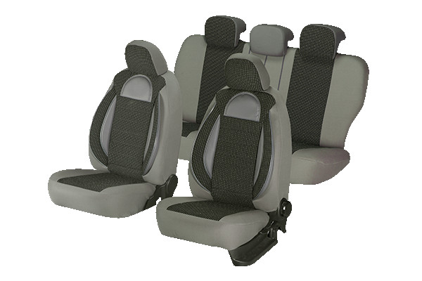 SET HUSE SCAUN RACING GRI 
