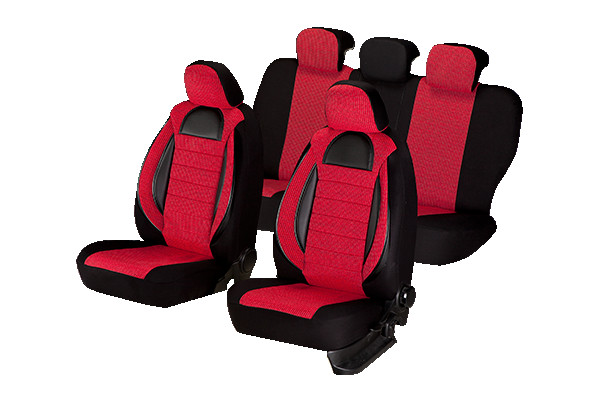 SET HUSE SCAUN RACING ROSU 