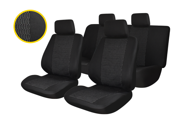 SET HUSE SCAUN TRAFFIC - NEGRU 007 