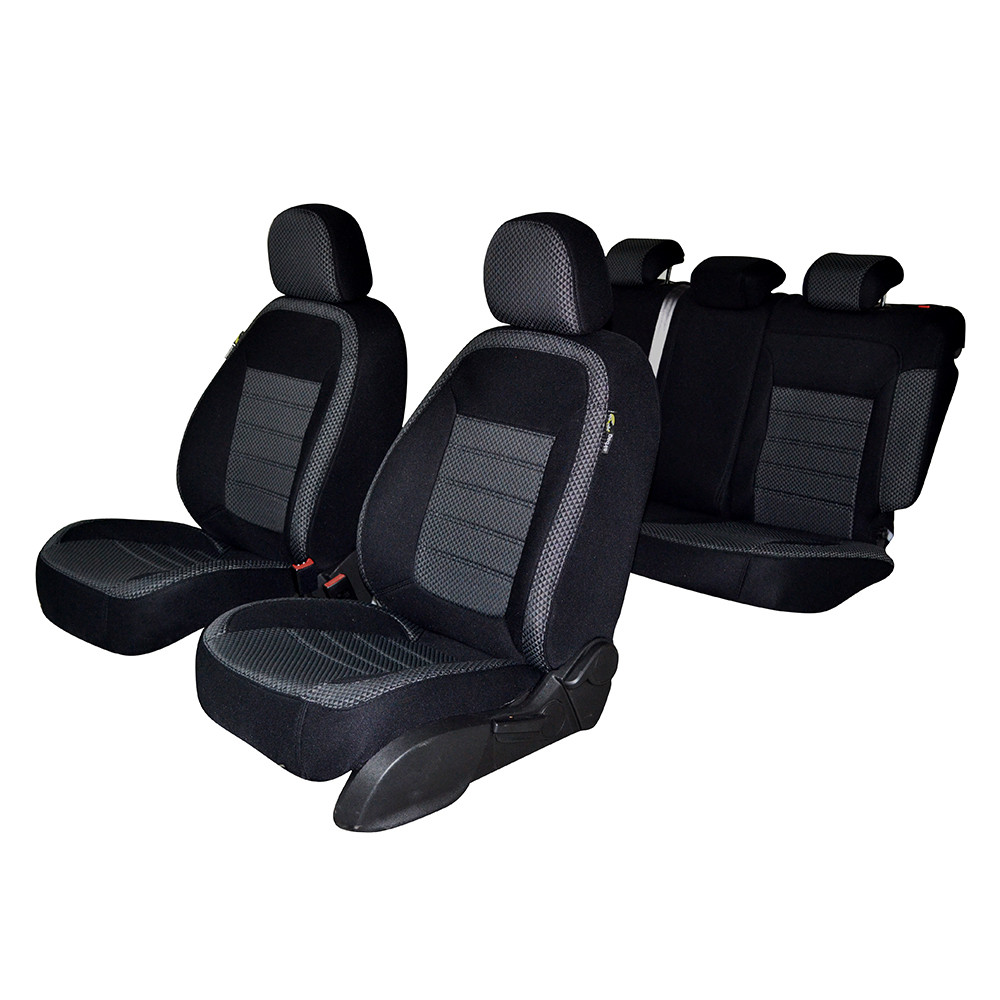 SET HUSE SCAUN UMBRELLA PENTRU DACIA LODGY 7 LOCURI 2012- (BANCHETA FRACTIONATA) TIP 1 CU TETIERE SPATE IN FORMA DE L 