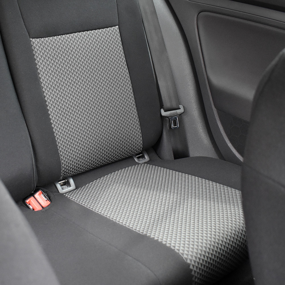 SET HUSE SCAUN UMBRELLA PENTRU DACIA LOGAN MCV 7 LOCURI 2004-2013 (BANCHETA FRACTIONATA) TIP 1 CU TETIERE SPATE IN FORMA DE L 