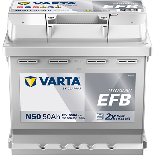 Acumulator Varta Dynamic EFB 50 Ah 540A 