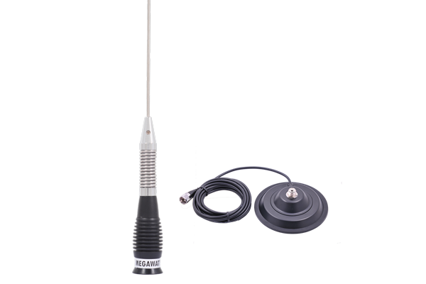 ANTENA RADIO CB MEGAWAT ML100 BLACK CU MAGNET INCLUS 