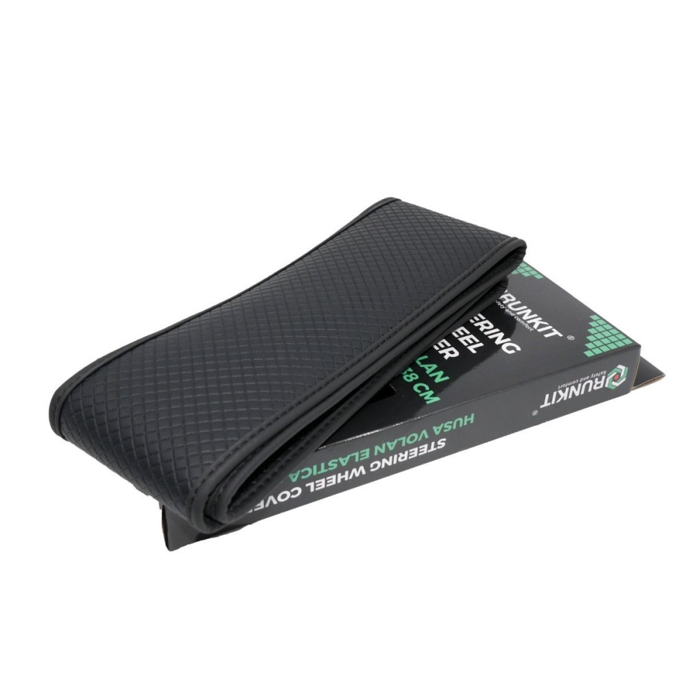 Husa volan elastica cusatura neagra Runkit - 38 cm 
