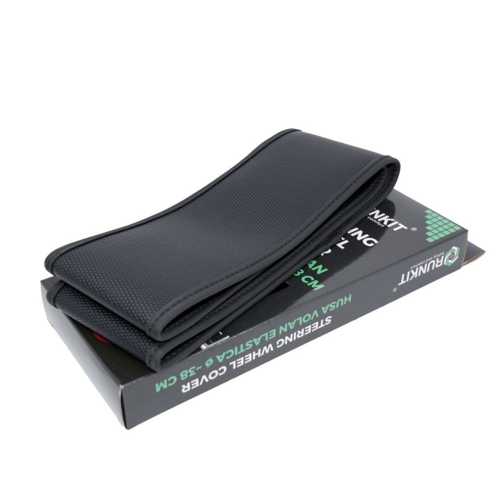 Husa volan elastica cusatura neagra Runkit 38 cm 