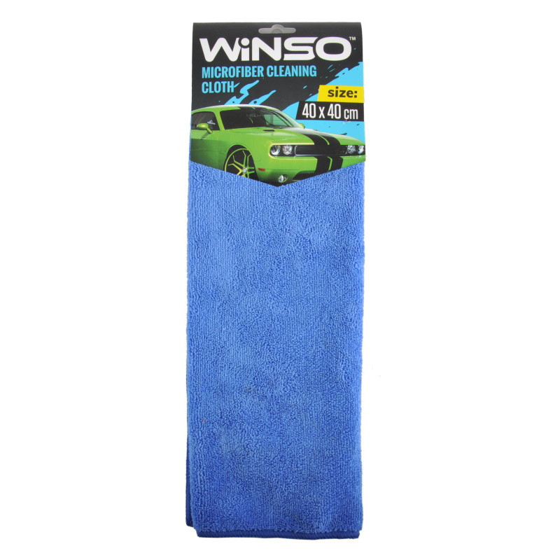 Laveta din microfibra Winso, 40x40cm, albastra 