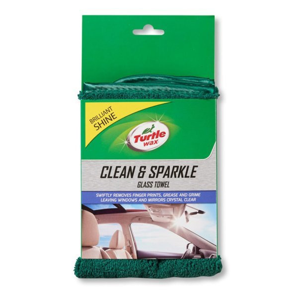 Laveta microfibra pentru suprafate din sticla TURTLE WAX Clean & Sparkle 39x37 cm 