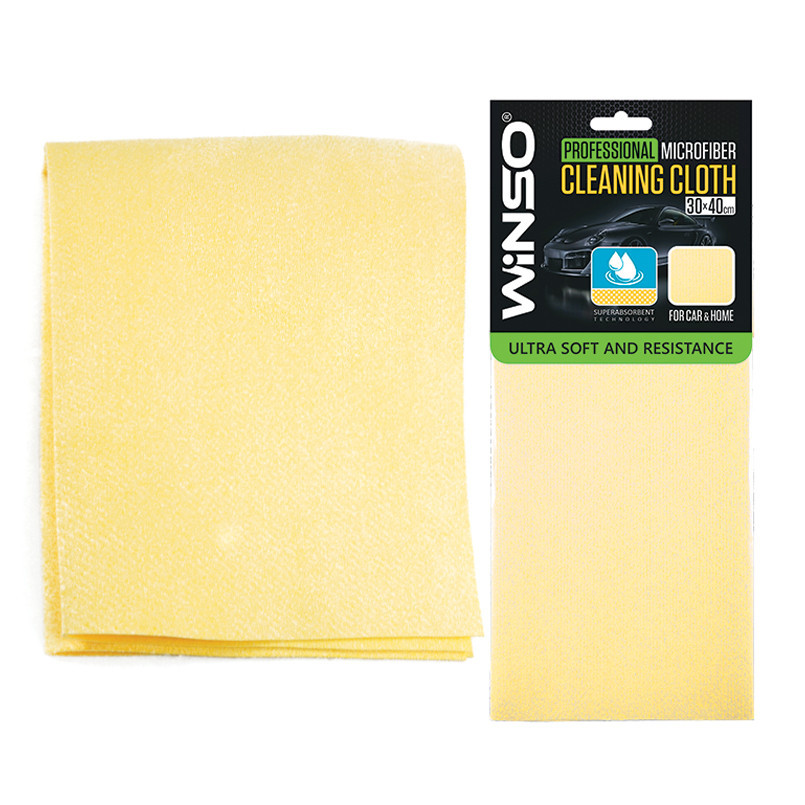 Lavetă profesională super absorbantă 30x40 galbena 