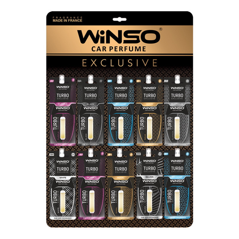 Odorizant Winso Exclusive Turbo 5 ml Mix Display  (40 pcs. on display) 