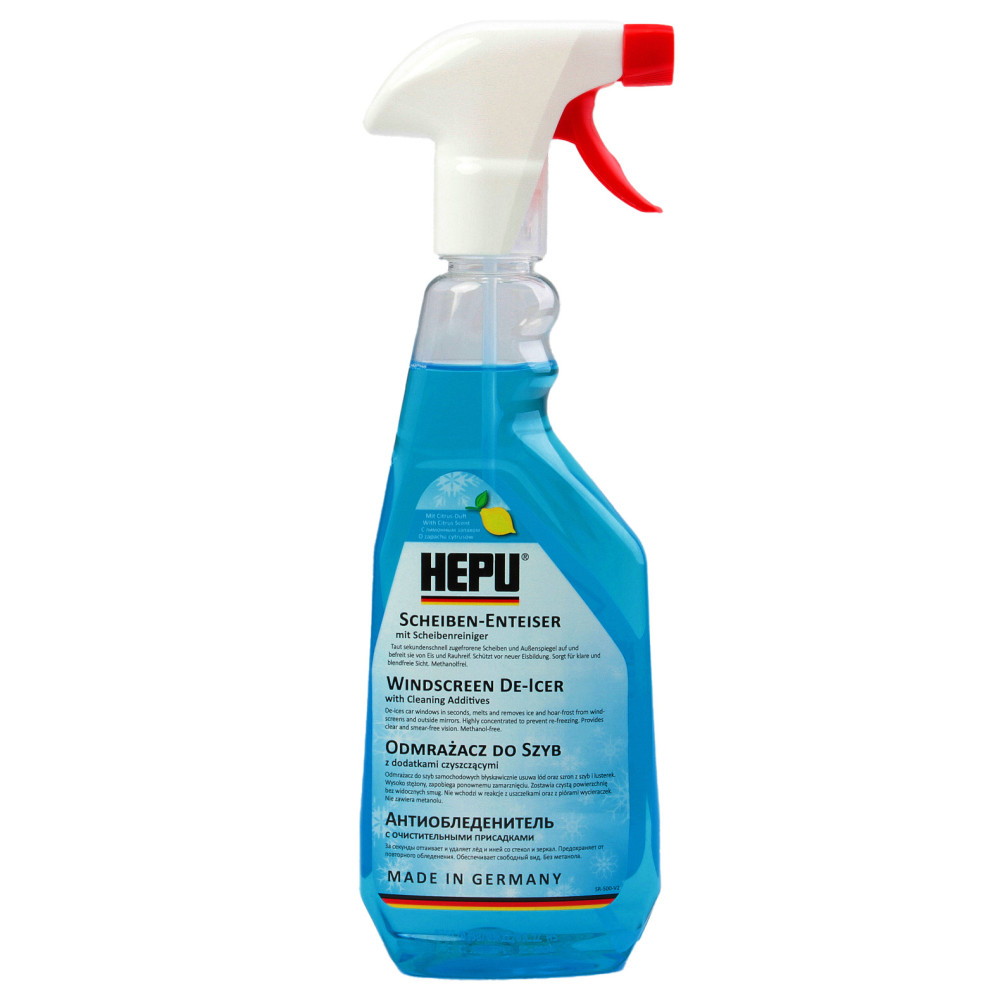 Spray dezghetare parbriz Hepu 500ml. 