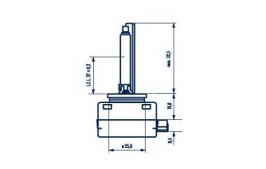 BEC XENON 85V D1S 4000 K NARVA 