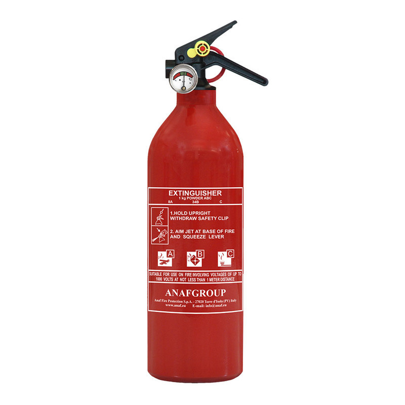 STINGATOR REINCARCABIL 1KG CU MANOMETRU TIP ABC 
