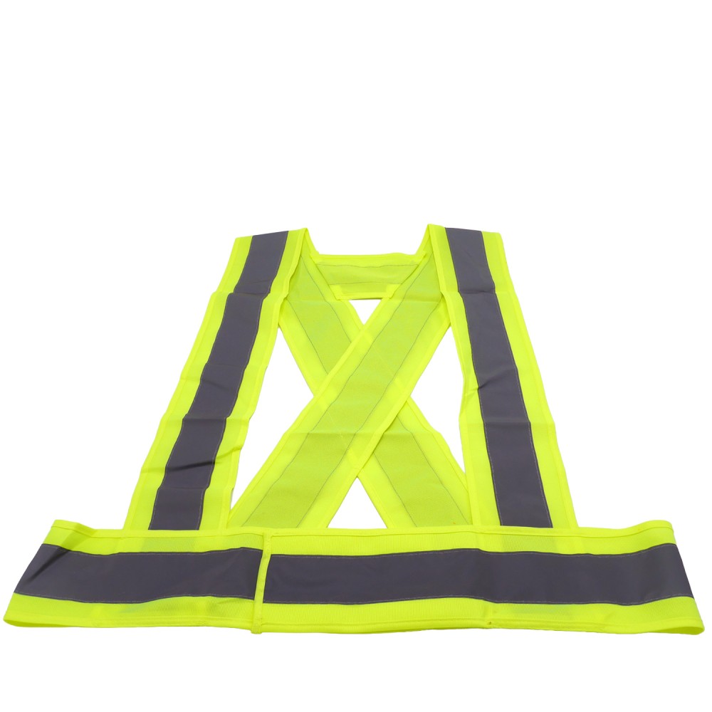 Vesta reflectorizanta poliester, tip ham, Hi-Vis 