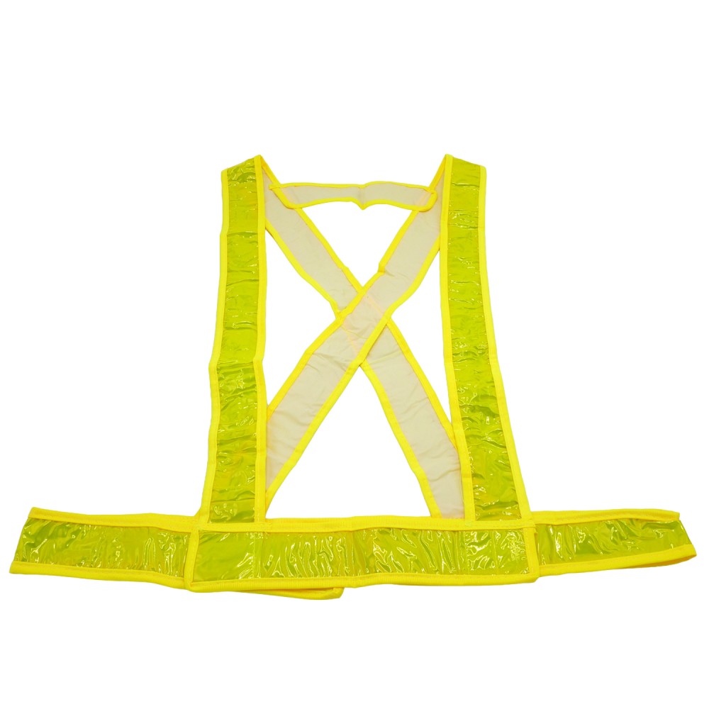 Vesta reflectorizanta PVC, tip ham, Hi-Vis 