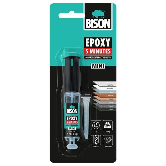 BISON Epoxy mini 5minute -adeziv rapid 4ml BL 
