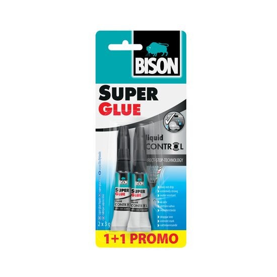 BISON Super Glue Control 2x3g PROMO BL 