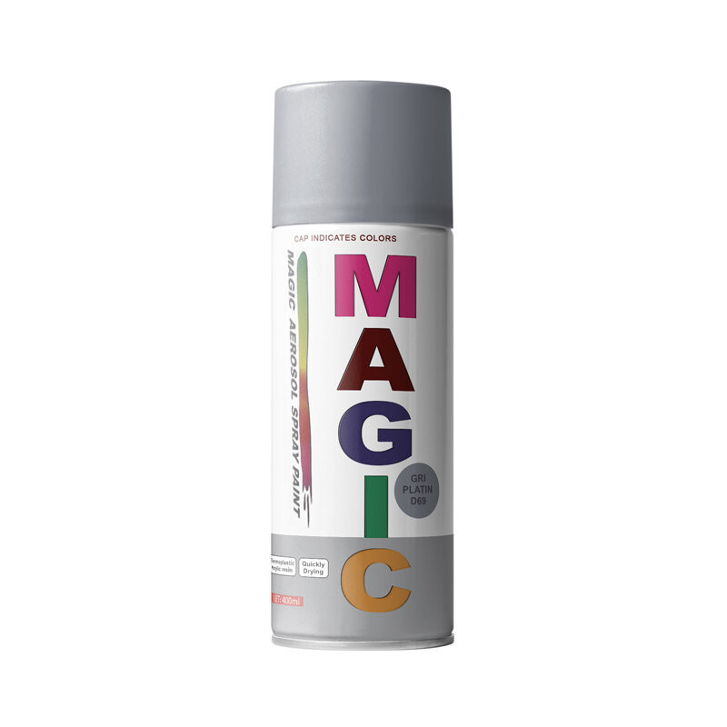 Magic - Vopsea spray Gri Platin D69 450 ml 