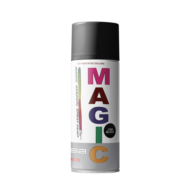 Magic - Vopsea spray Negru Lucios 039 450 ml 