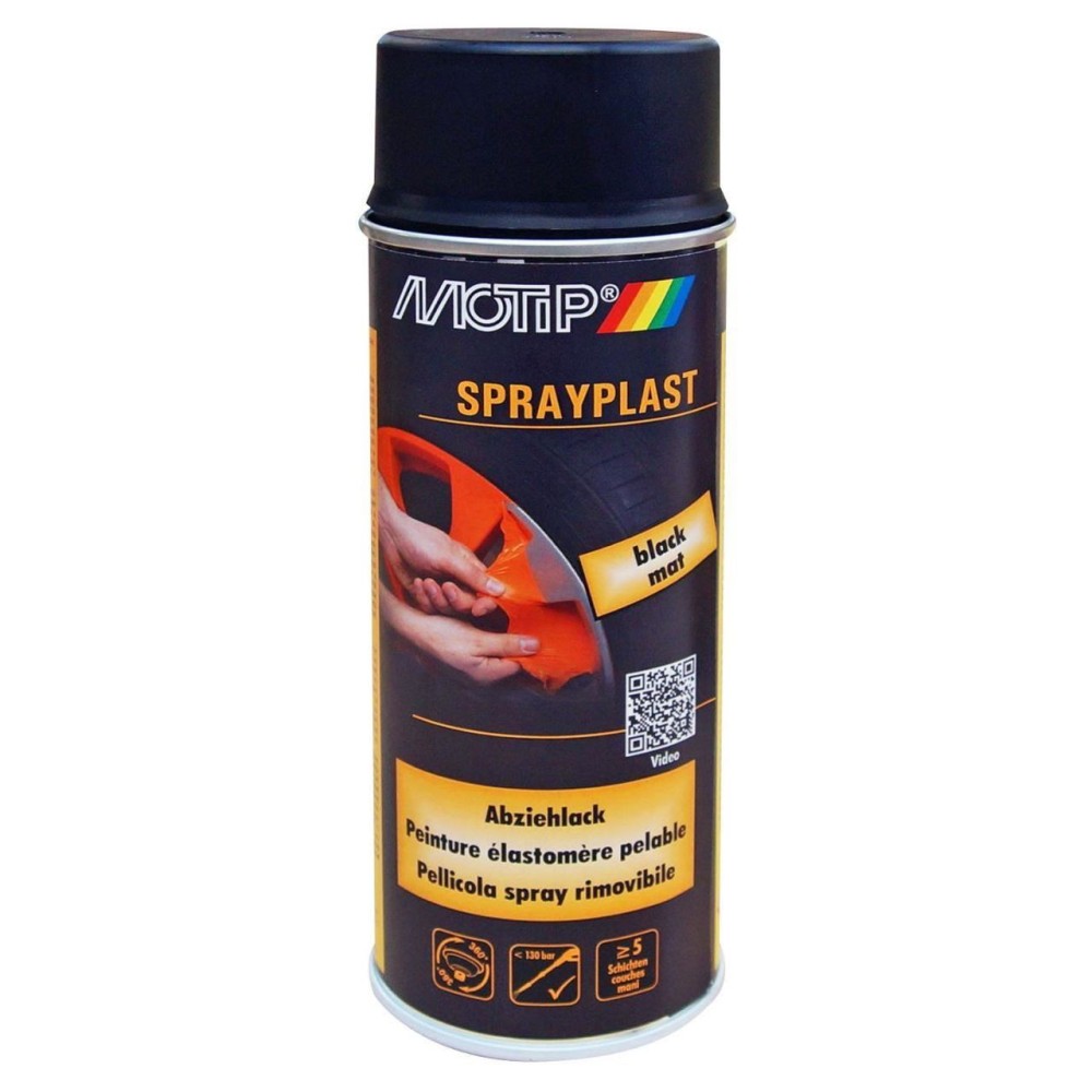 MOTIP Sprayplast vopsea folie negru mat 400ml cod 396519 
