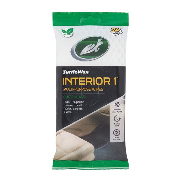 Set 24 servetele Turtle Wax Intretinere interior Multi-Purpose 