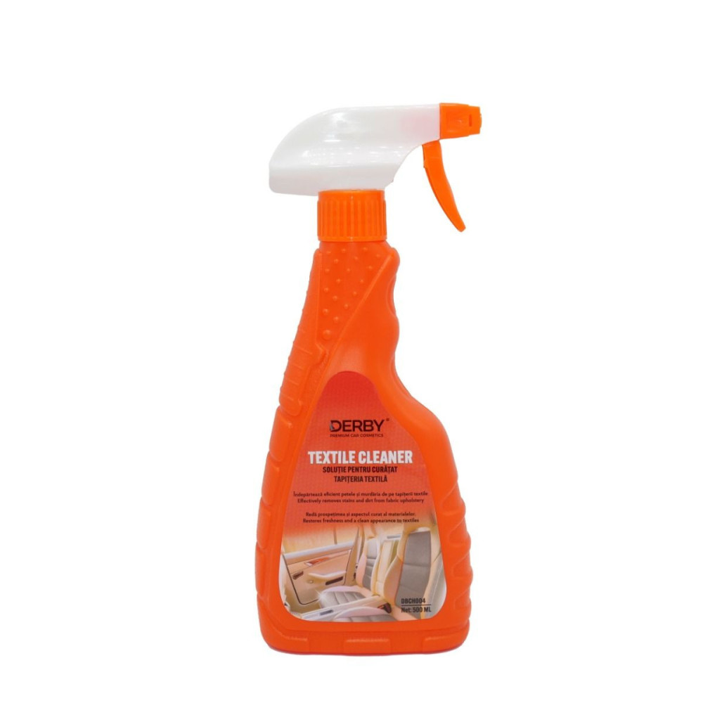 Solutie curatat tapiteria textila, cu pulverizator 500ml DERBY 