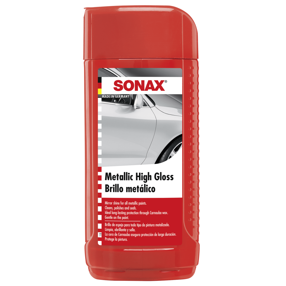 SONAX® Metalic High Gloss Polish pentru vopsea metalizată, cod 317200 