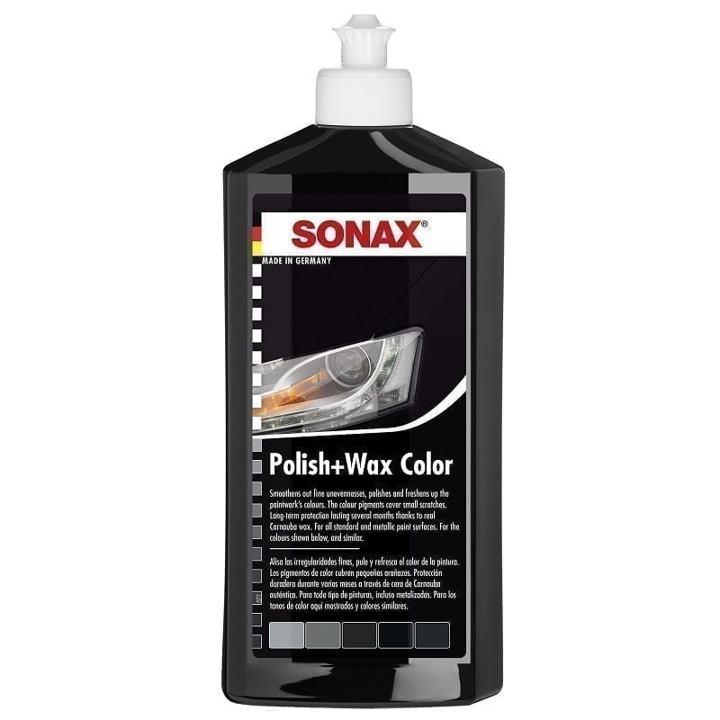 SONAX Polish&Wax NanoPro pentru culoarea neagră 250 ml, cod 296141 