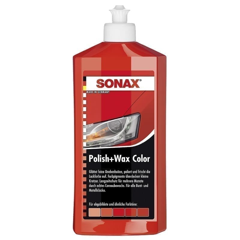 SONAX Polish&Wax NanoPro pentru culoarea roșie 250 ml, cod 296441 