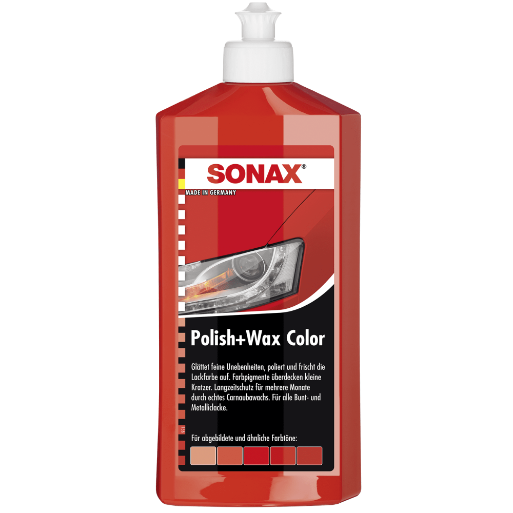 SONAX® Polish&Wax NanoPro, pentru vopsea roșie, cod 296400 