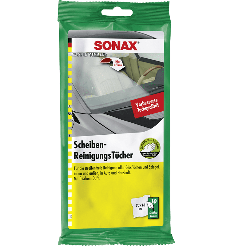 SONAX Servețele umede pentru suprafețe din sticlă, cod 415000 