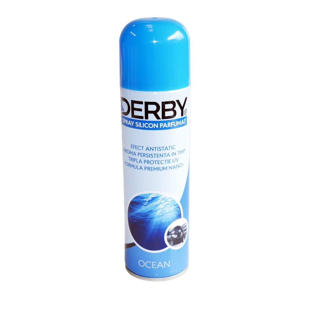 Spray cu silicon parfumat pentru bord Ocean 220 ml DERBY 