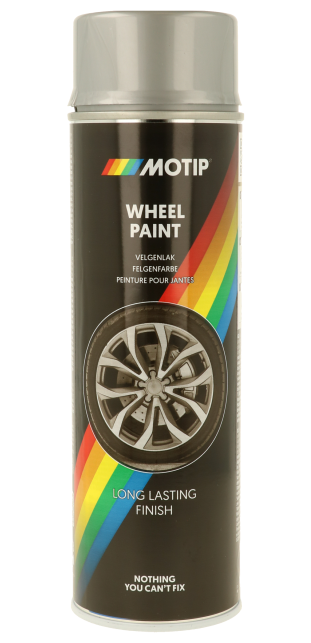Spray jante negru lucios Motip 500ml 