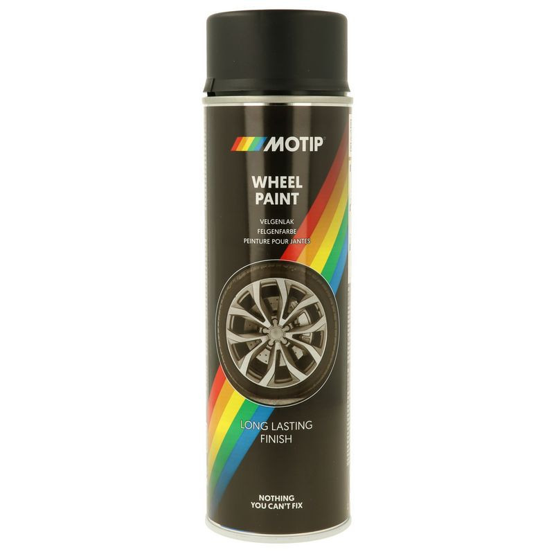 Spray jante Negru Mat Motip 500 ml 