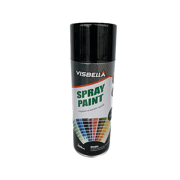 Spray vopsea negru lucios 400ml 