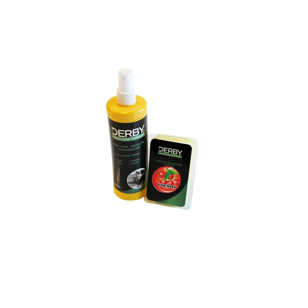 Ulei siliconic parfumat pentru bord Cirese 300 ml + burete 