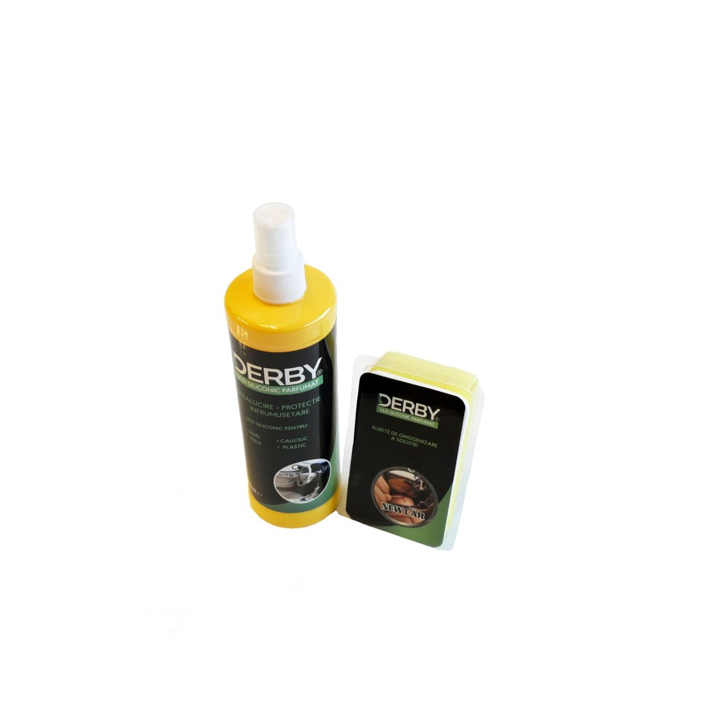 Ulei siliconic parfumat pentru bord Ocean 300 ml + burete 