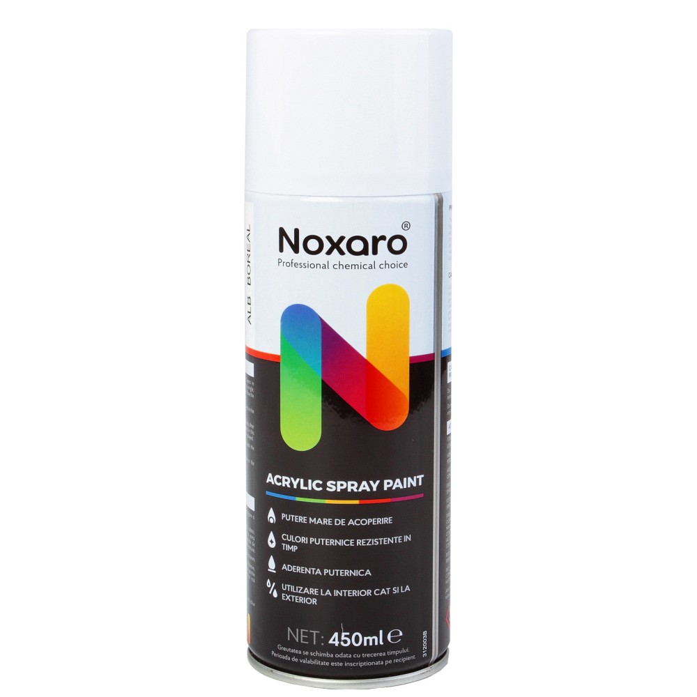 Vopsea spray 450 ml Alb Boreal 