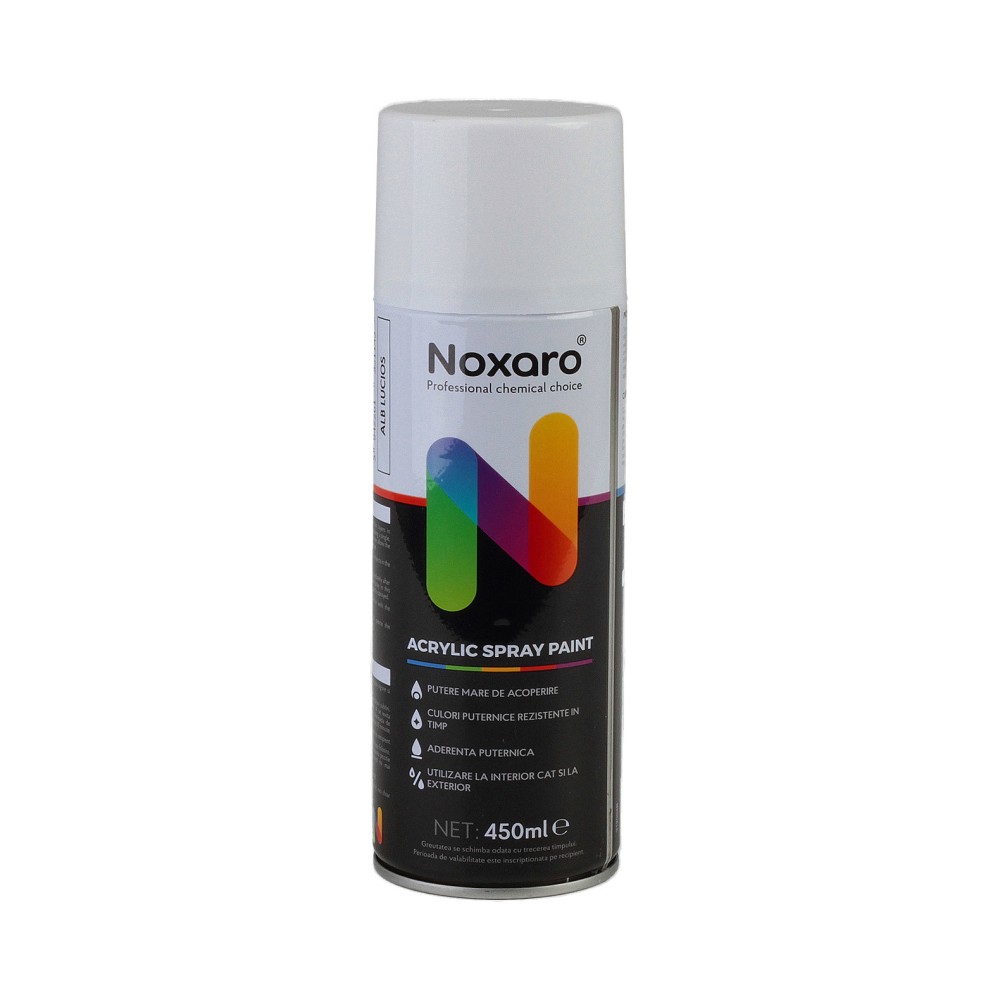 Vopsea spray 450 ml Alb Lucios 