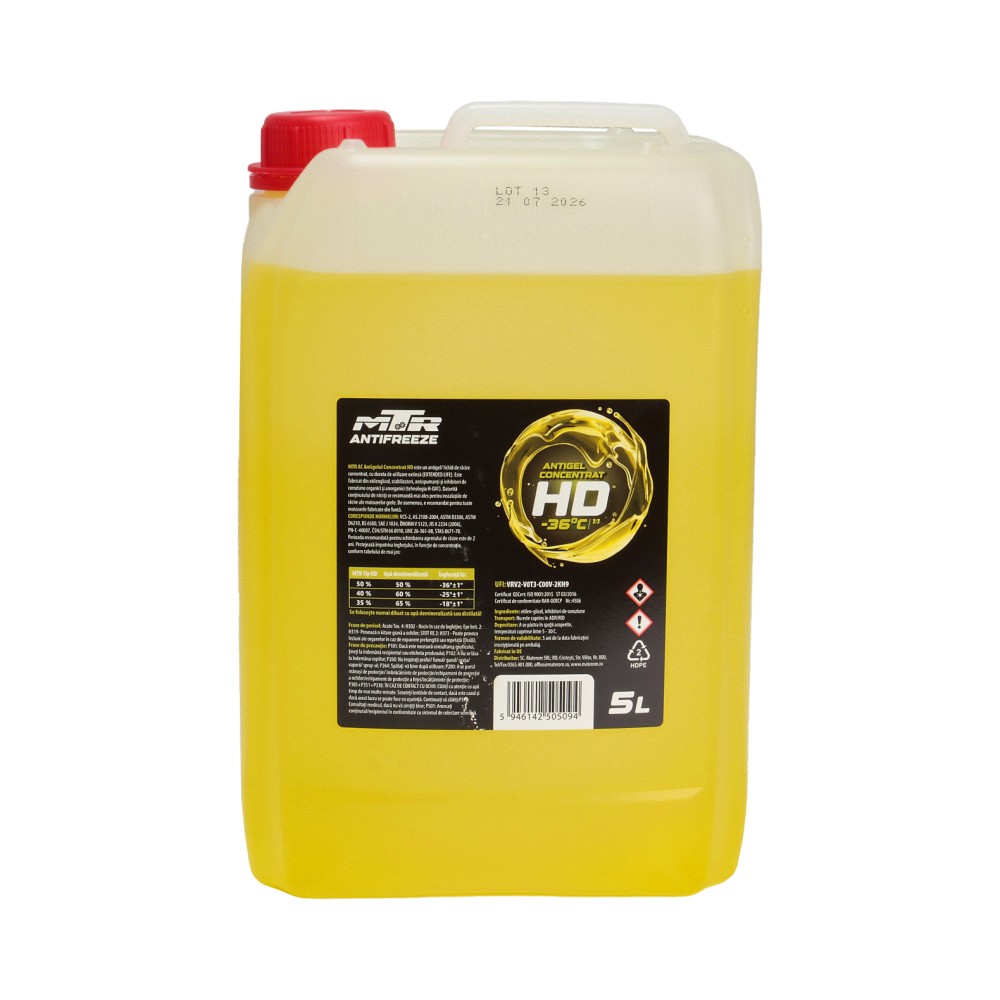 Antigel concentrat Heavy Duty MTR 5L 